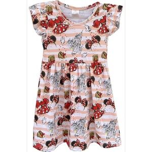 Dress Little Girls Mouse Princess Cartoon Characters Spring Summer Size M 7/8